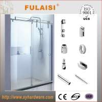 FULAISI Stainless Steel Glass Door Fitting Bathroom Sliding Door Fittings