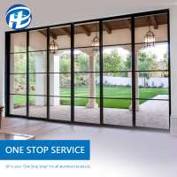 latest house new burglar window proof aluminium metal sliding french window grill french doors window design