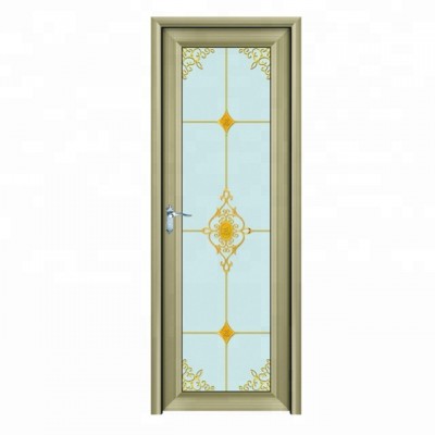 Beautiful grill design wanjia factory aluminium toilet door