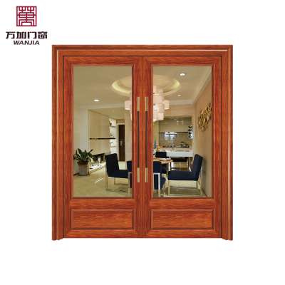 90 series Aluminum double leaf interior door