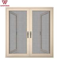 Wintong Aluminum Casement Window french casement window With 304 SS Strength Fly Screen